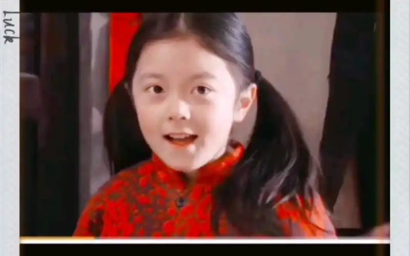 可爱的小小麦#儿时赵今麦