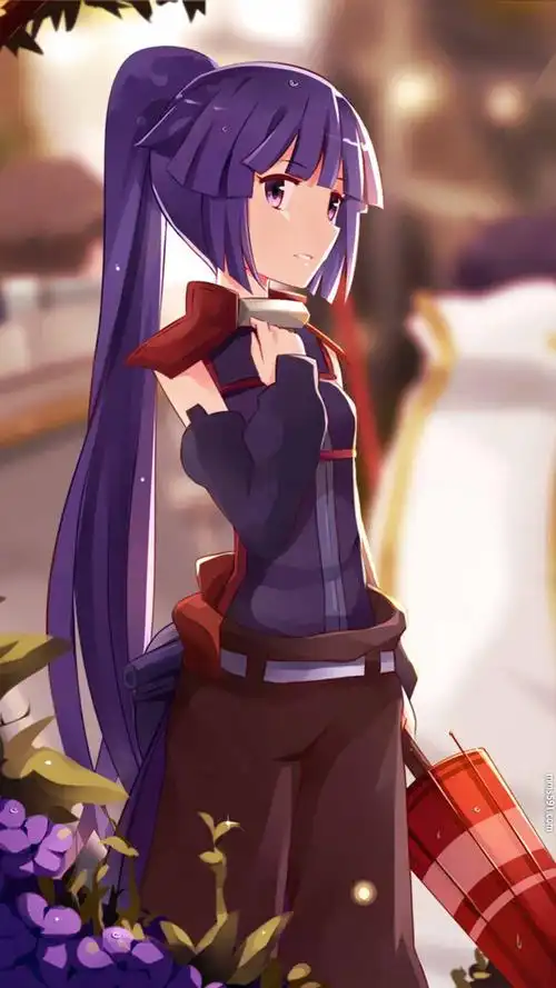 记录的地平线女主角刺客晓akatsuki1080x1920手机壁纸图片(2)