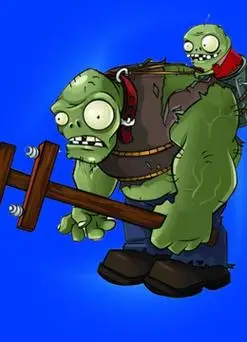 植物大战僵尸动画搞笑游戏合辑  :土豆炮轰僵尸小鬼!