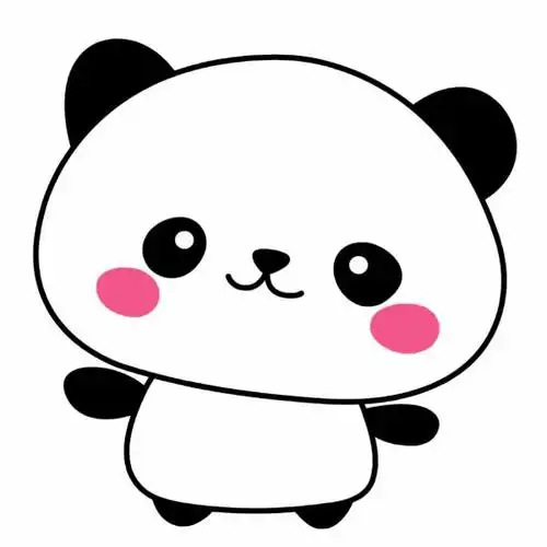 熊猫简笔画图片