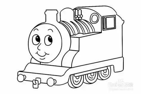 托马斯小火车的画法