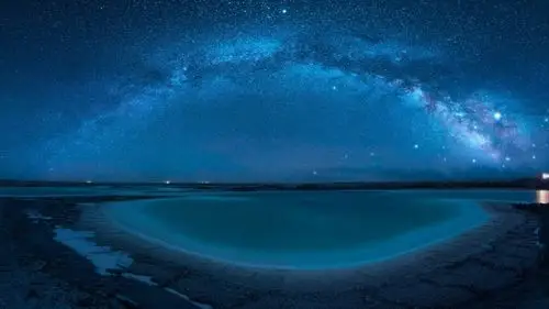 青海大柴旦翡翠湖唯美风景壁纸