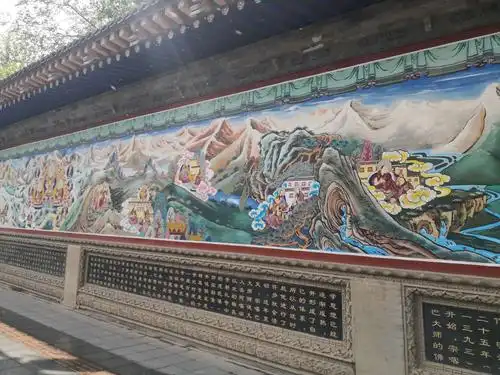 塔尔寺    沿途壁画