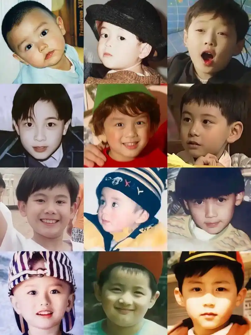 原来大帅哥小时候就这么可爱!#男明星 #童年照 #可爱到犯规 - 抖音