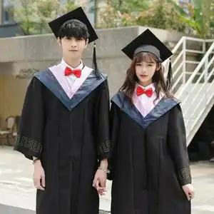 学士服大学生男女毕业照服装礼服高中工科文科博士硕士研究生学位