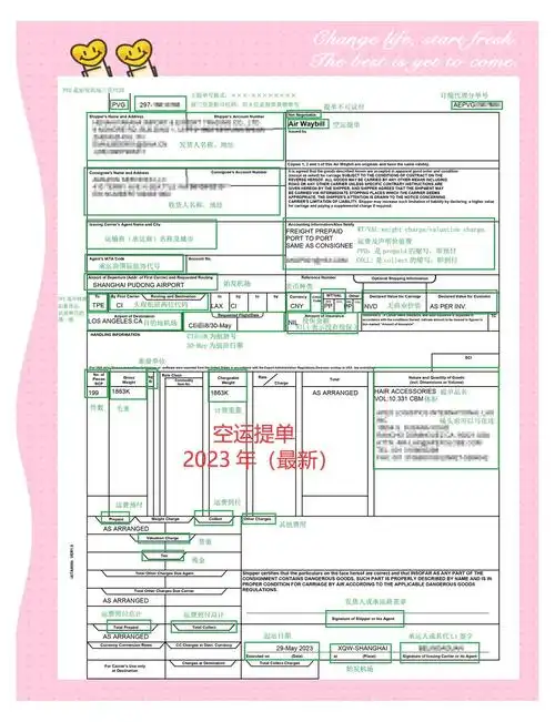 一分钟搞懂空运提单的那些事儿 ✈️