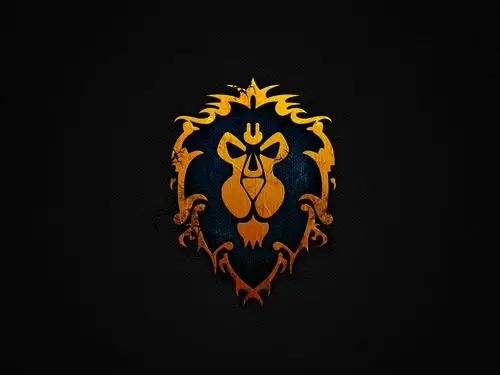 高清魔兽壁纸一张:布满战痕的联盟徽记_17173魔兽世界专区