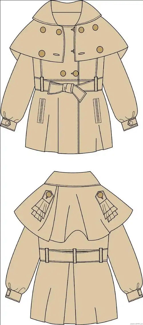 童装作品-童装款式图