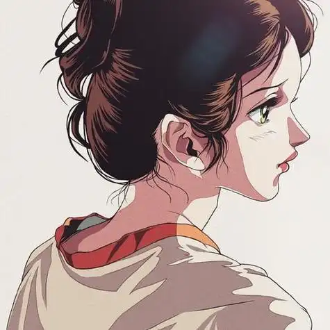 头像动漫插画另类独特少女哇