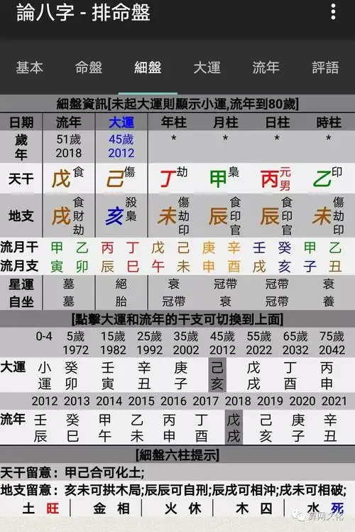 八字排算:算命免费测八字