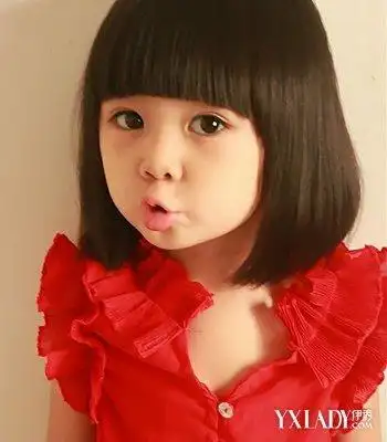 三岁女孩短发发型图片 短发发型把千金变得又萌又时尚