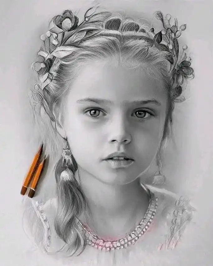 铅笔素描肖像#美术生 #想画就画 #美术老师的日常 #素描头 - 抖音