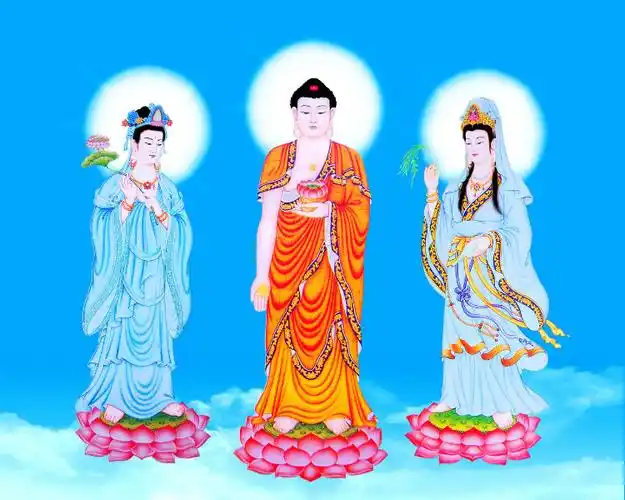 【转载】卍西方三圣卍单帧大图高清圣像【供养天下学佛人】