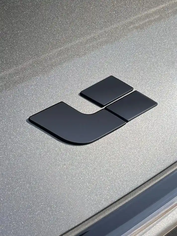 理想l7/l8/l9黑武士车标黑化!外观更酷炫,更有个性.贴 - 抖音