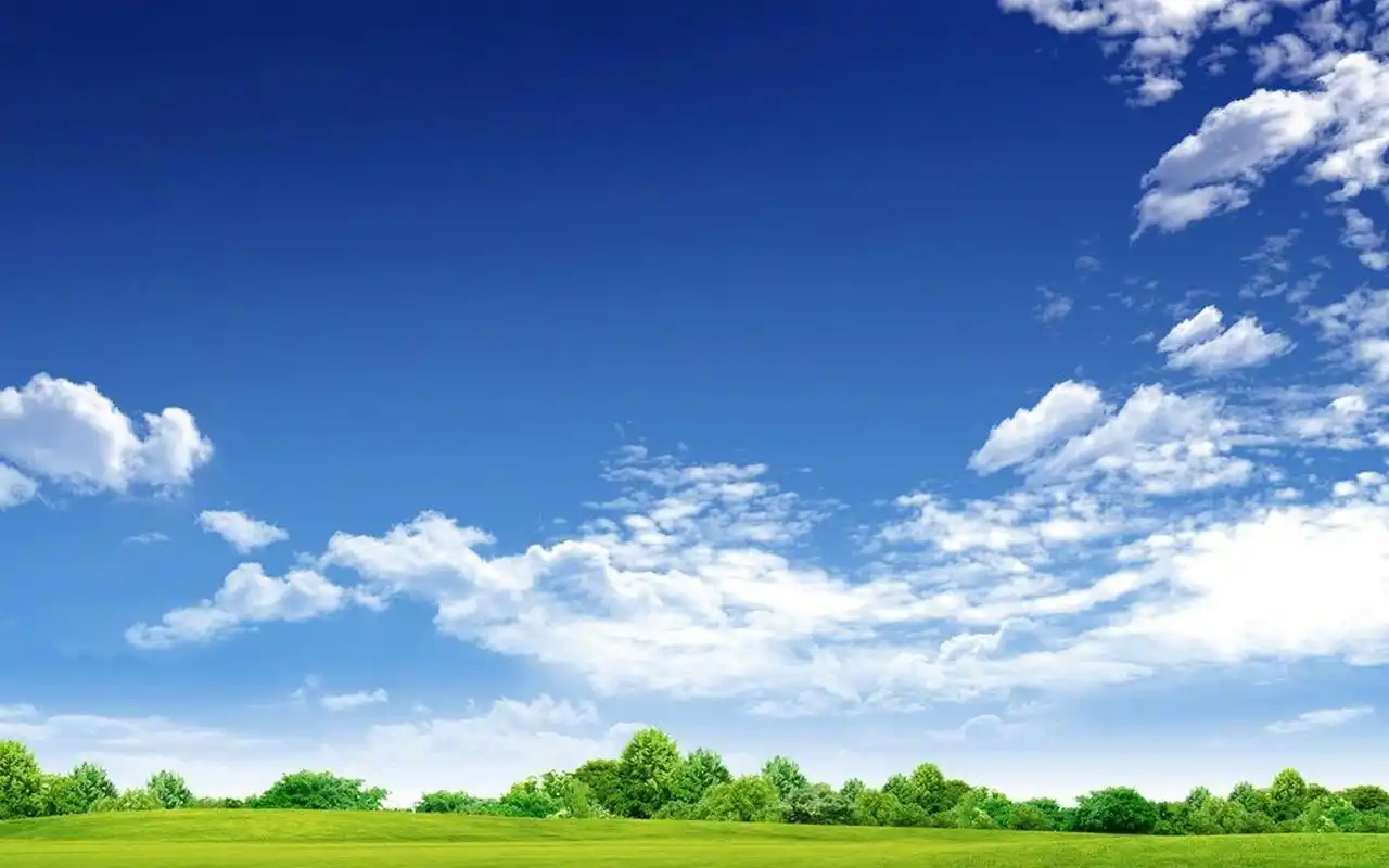 唯美蓝天白云风景,高清图片,电脑桌面-壁纸族