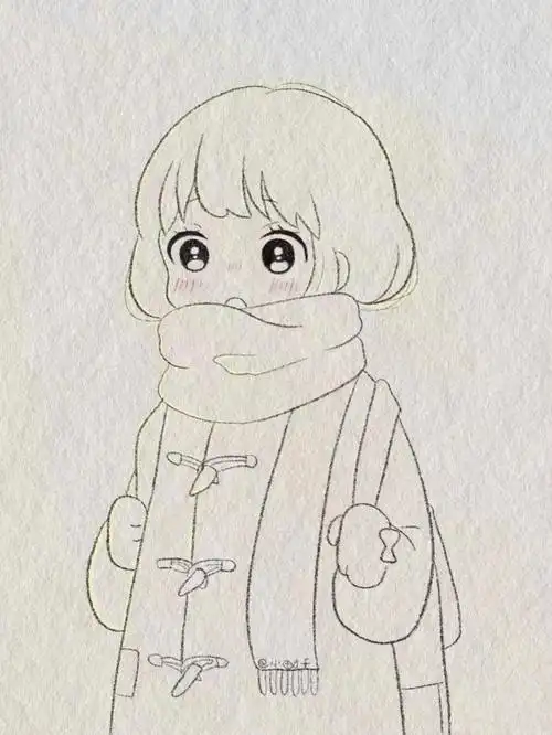 可爱小女孩手绘含教程