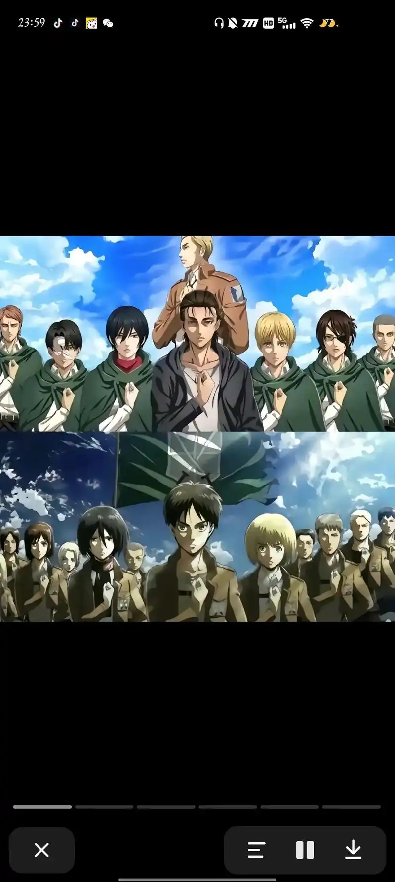 动漫 #艾伦耶格尔 #进击的巨人  向往自由的男孩艾伦,  - 抖音