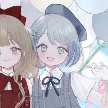 动漫闺蜜可爱萌头像高清可爱到爆的卡通闺蜜头像图片