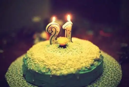 求一张有21根蜡烛或能表达出21岁的生日蛋糕图片(同学生日,速求)
