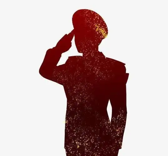 看到穿旧军装的七旬老人,执勤哨兵敬礼示意