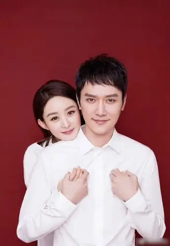 赵丽颖冯绍峰结婚照.赵丽颖冯绍峰日常也是很甜.赵丽颖晒男友视角照.