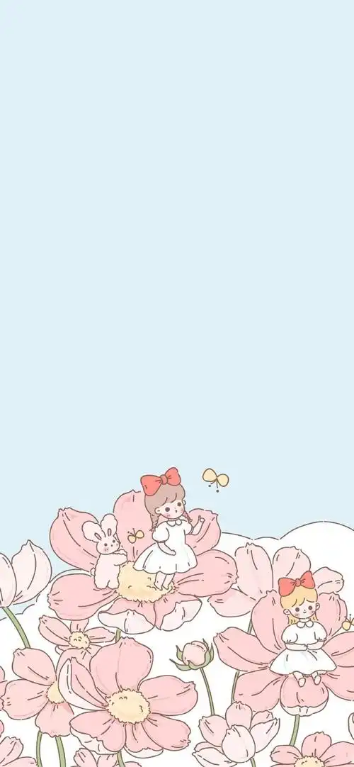 小清新##治愈系##手机壁纸##壁纸##手绘##插画##可爱壁纸##绿色壁纸