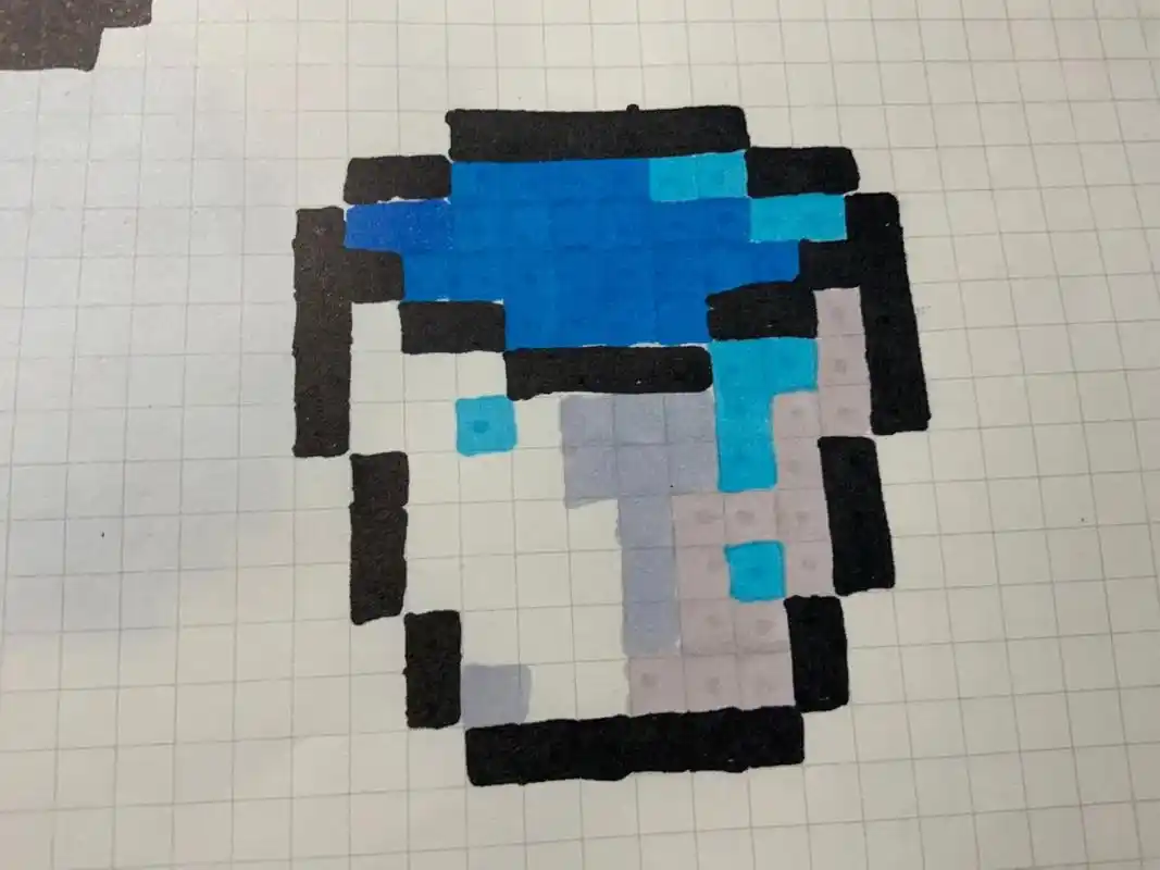 我的世界方格画 #像素画 #我的世界像素画 #minecra - 抖音