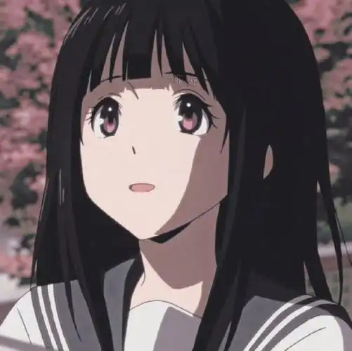 二次元##情侣头像##动漫情头##冰菓##折木奉太郎##千反田爱瑠