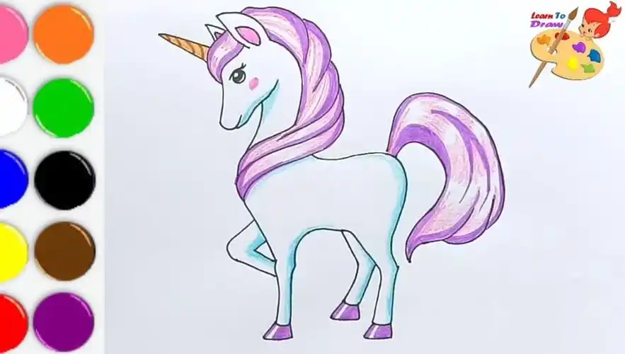 这独角兽的画法,爸爸妈妈们一定要看