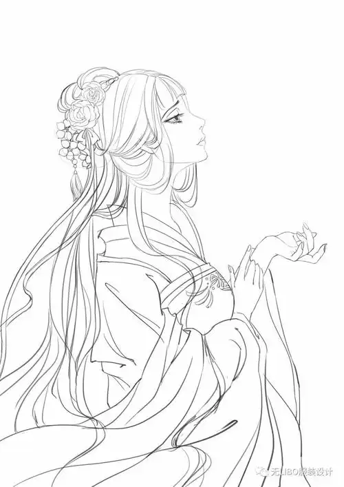 游戏/动漫人物造型专业手绘技法(古风篇)