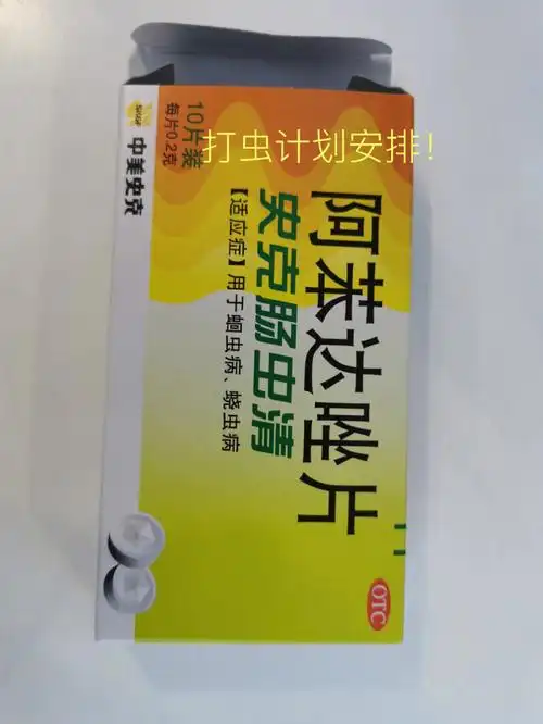 阿苯达唑片74史克肠虫清74打虫计划安排
