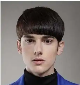 男士齐刘海发型清爽帅气韩范十足的男士发型
