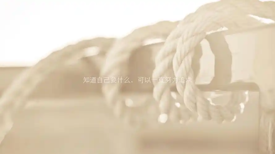 知道自己要什么,可以一直努力追求,文字控励志桌面壁纸