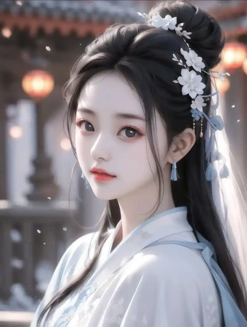 古风头像73淡蓝色系,清冷风小说女主脸.#古风头像#唯美古风  - 抖音