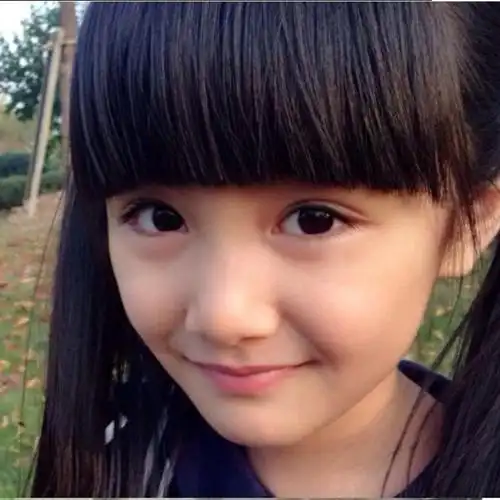 儿童假发刘海宝宝假刘海片女童齐刘海平刘海假发片可爱萌公主刘海黑色