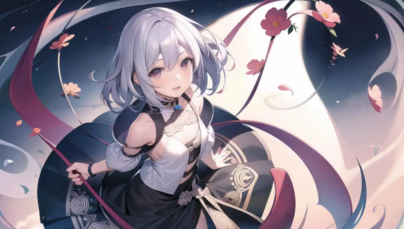 绝美原创二次元超清壁纸#ai美图社# #ai绘图社# #ai手机壁纸