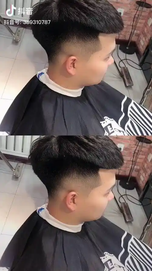 一款男士5到6厘米的微烫瓜子头各种发质都可以