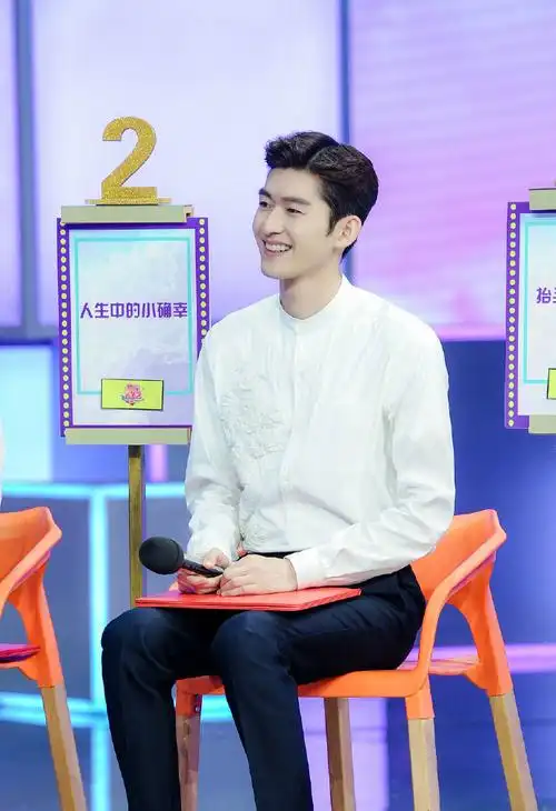 张翰《快乐大本营》图片[5/6]_综艺_美桌图片库