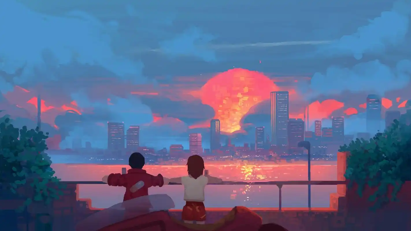 唯美意境艺术插画桌面壁纸高清大图预览1920x1080_设计创意下载_美桌