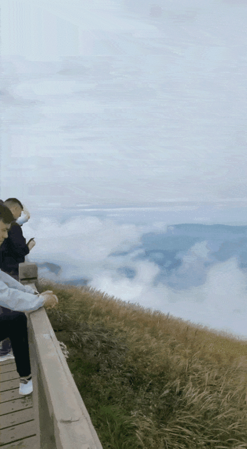 壮观武功山惊现飞龙在天