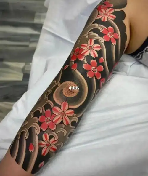 日式老传统纹身手稿分享  #传统纹身  #纹身  #花臂纹身  #日式老