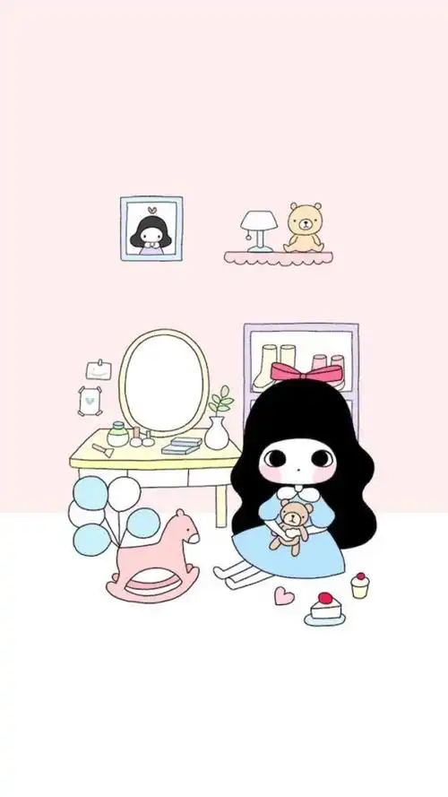 素材 欧美 日韩 平铺 插画 个性 背景 原图 无水印 锁屏 原图 壁纸