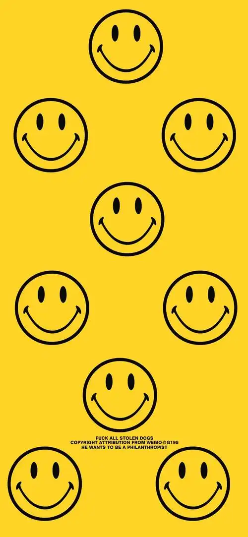 求这张类似的笑脸壁纸