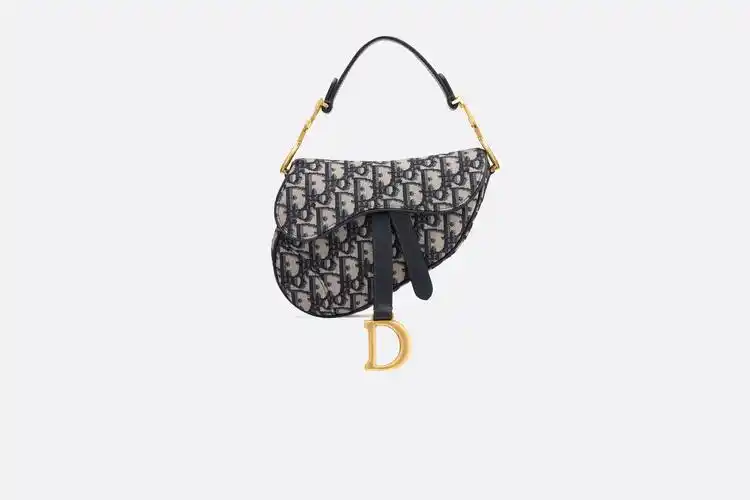dior 19秋冬女士mini sac saddle dior oblique手提包 m0447ctzq_m928