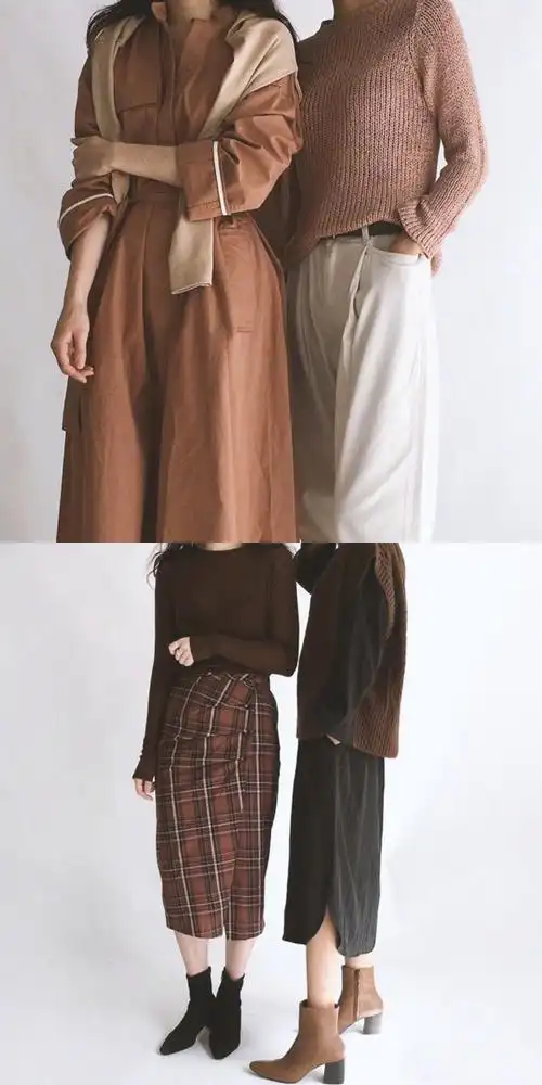 日系慵懒风的闺蜜穿搭,有风格同款的闺蜜就很棒啊