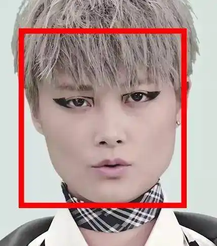 所谓方形脸就是国字脸,这类脸型虽称不上标准美人,但在时尚圈的地位