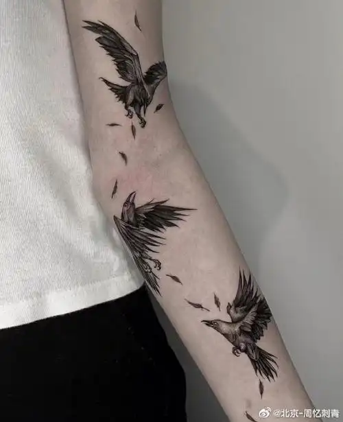 北京纹身##欧美纹身素材##彩色纹身##女生纹身