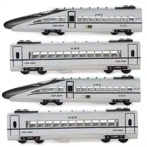 合金火车仿真模型玩具 中国高铁crh和谐号动车同款 汽车模型 380a