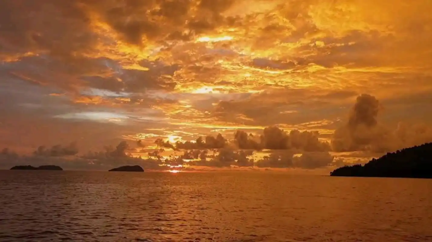 文案‖落日沉溺于橘色的海,晚风沦陷于赤诚的爱