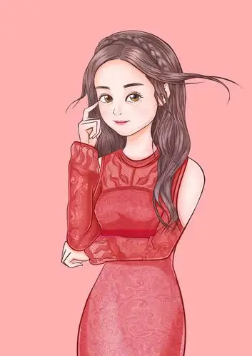 赵丽颖漫画肖像